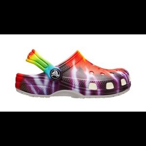Kids multicolored crocs